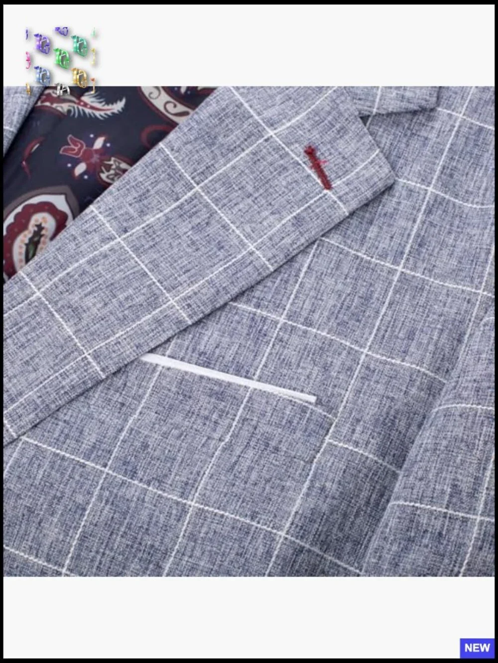 Lightweight Casual Blazer Classic Tailored Fit Business Sport Coat Polyester